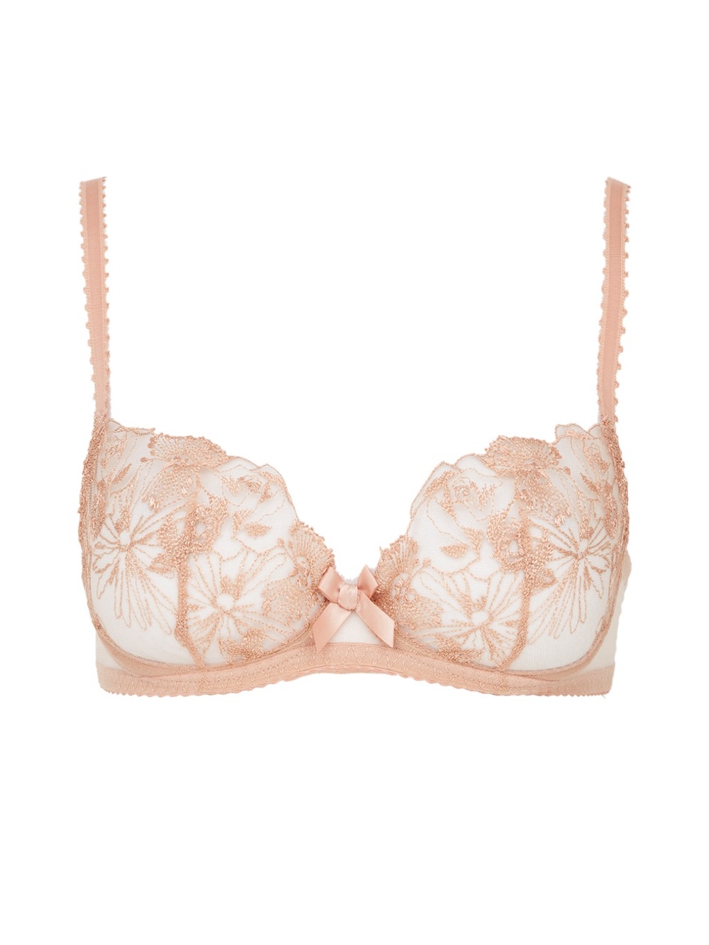 Agent Provocateur Jayce Plunge Underwired Bra in Praline, 34C